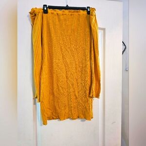 Off the shoulder dress